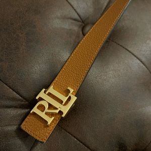 Ralph Lauren wide reversible leather belt